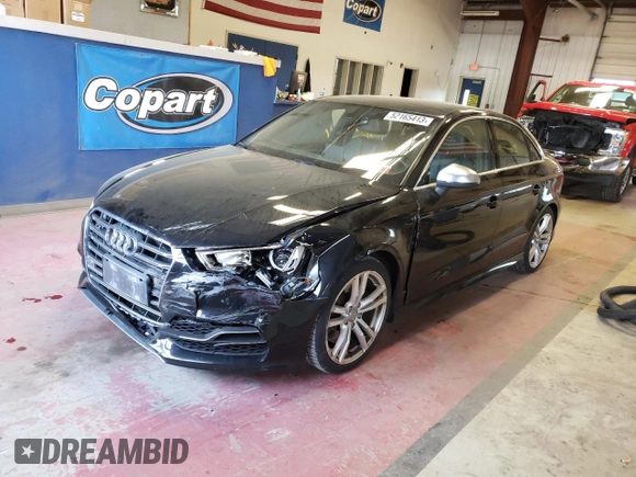 2015 Audi S3 2.0T Premium Plus with VIN WAUBFGFF0F1111952, listed as a Copart auction lot 52165413 with 80,827 mi miles. Bid and sale history available at carsss.com. Image 1.