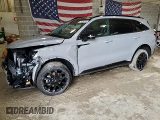 2022 Kia Sorento SX with VIN 5XYRKDLF6NG117950, listed as a Copart auction lot 47525465 with 28,680 mi miles and Salvage Title. Bid and sale history available at carsss.com. Image 1.