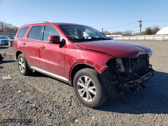 2014 Dodge Durango Limited with VIN 1C4RDJDG3EC378182, listed as a Copart auction lot 48320355 with 127,972 mi miles and Salvage Title. Bid and sale history available at carsss.com. Image 4.