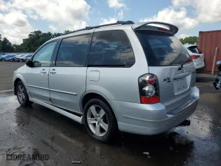 2005 Mazda MPV LX with VIN JM3LW28J650540407, listed as a Copart auction lot 62223774 with 136,977 mi miles and Salvage Title. Bid and sale history available at carsss.com. Image 2.