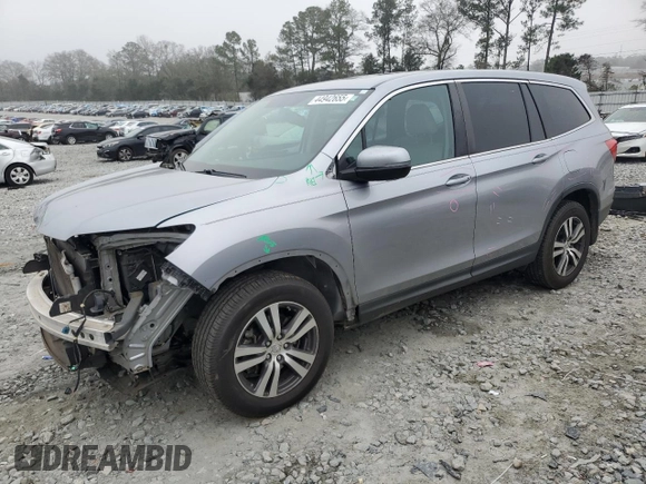 2016 Honda Pilot EX-L with VIN 5FNYF5H71GB047954, listed as a Copart auction lot 44942655 with 146,647 mi miles and Salvage Title. Bid and sale history available at DreamBid. Image 1.