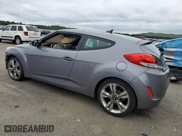 2016 Hyundai Veloster with VIN KMHTC6ADXGU252488, listed as a Copart auction lot 65415583 with 53,482 mi miles. Bid and sale history available at carsss.com. Image 2.