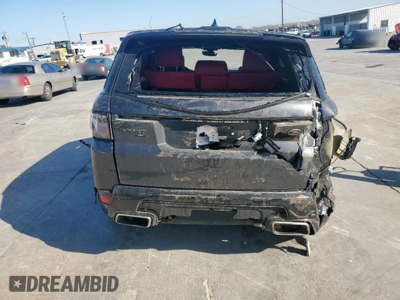 2020 Land Rover Range Rover Sport HST with VIN SALWS2RU0LA885538, listed as a Copart auction lot 48674555 with Not provided miles and Salvage title. Bid and sale history available at DreamBid. Image 6.