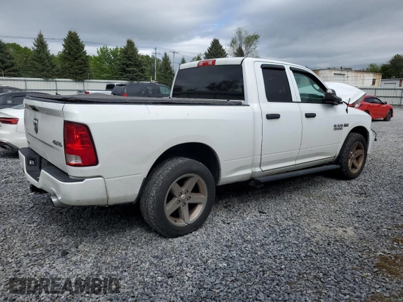 2016 Ram 1500 Express with VIN 1C6RR7FT3GS335895, listed as a Copart auction lot 57689235 with 109,992 mi miles and Salvage title. Bid and sale history available at DreamBid. Image 3.