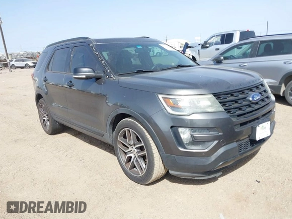 2016 Ford Explorer Sport z VIN 1FM5K8GT0GGA24715, wystawiony jako IAAI lot #41745219 z przebiegiem 124 140 mil mil oraz . Historia ofert i sprzedaży dostępna na DreamBid. Obrazek 1.