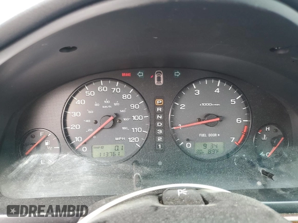 2002 Subaru Legacy Outback with VIN 4S3BH665327623842, listed as a Copart auction lot 60168375 with 113,761 mi miles and Salvage title. Bid and sale history available at DreamBid. Image 9.
