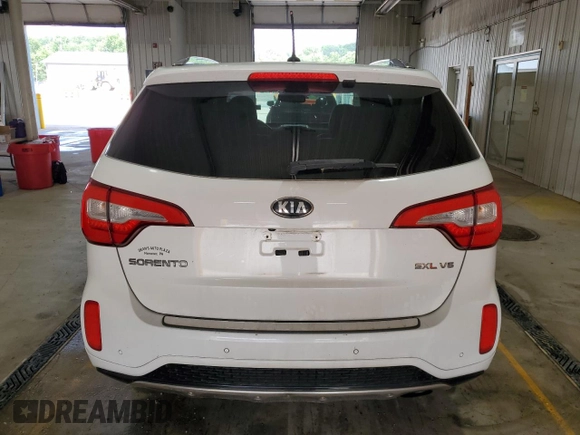 2015 Kia Sorento SX с VIN 5XYKWDA77FG641644, выставлен на аукционе Copart как лот 56843785 с пробегом 144 832 миль миль и Списание • Salvage title. История ставок и продаж доступна на DreamBid. Изображение 6.