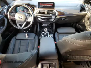 2021 BMW X4 xDrive30i with VIN 5UX2V1C01M9F43128, listed as a Copart auction lot 60580403 with 32,151 mi miles. Bid and sale history available at carsss.com. Image 8.