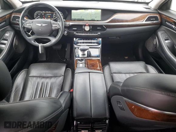 2018 Genesis G90 Ultimate with VIN KMHG54JH8JU037377, listed as a Copart auction lot 45420875 with 39,548 mi miles and Clean Title. Bid and sale history available at DreamBid. Image 8.