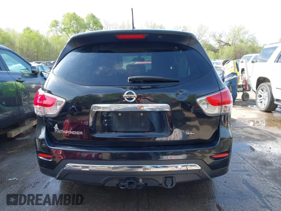 2016 Nissan Pathfinder SV with VIN 5N1AR2MNXGC663656, listed as a IAAI auction lot 42000343 with 122,577 mi miles. Bid and sale history available at carsss.com. Image 17.
