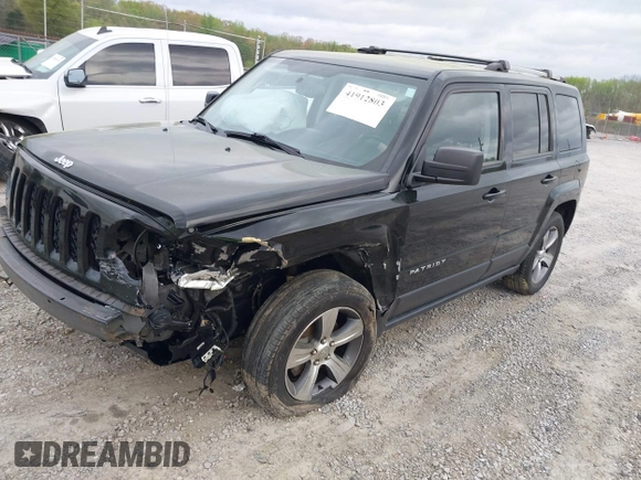2017 Jeep Patriot High Altitude with VIN 1C4NJRFBXHD196064, listed as a IAAI auction lot 41912803 with 145,823 mi miles. Bid and sale history available at carsss.com. Image 18.