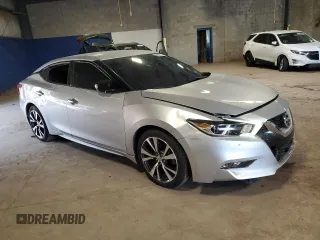 2017 Nissan Maxima Platinum with VIN 1N4AA6APXHC439724, listed as a Copart auction lot 64368725 with 110,495 mi miles and Salvage title. Bid and sale history available at DreamBid. Image 4.