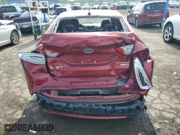 2013 Ford Fusion Titanium with VIN 3FA6P0D95DR100539, listed as a Copart auction lot 59231244 with 92,495 mi miles and Salvage Title. Bid and sale history available at carsss.com. Image 6.