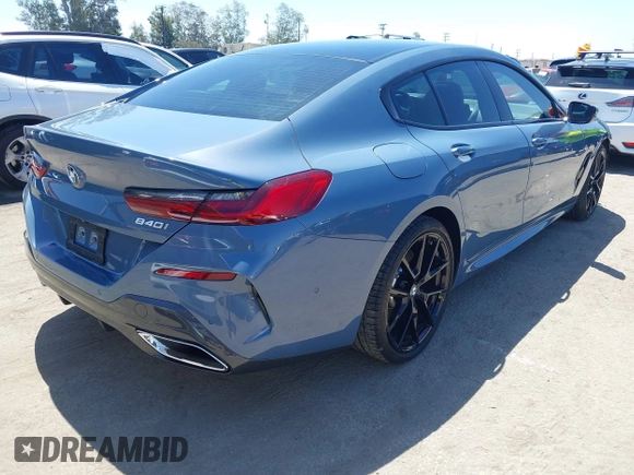 2022 BMW 8 Series 840i with VIN WBAGV2C09NCH74342, listed as a IAAI auction lot 42326824 with 12,745 mi miles and . Bid and sale history available at DreamBid. Image 4.
