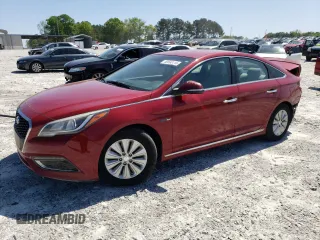 2016 Hyundai Sonata Hybrid SE with VIN KMHE24L14GA016987, listed as a Copart auction lot 52593115 with 143,071 mi miles and Salvage Title. Bid and sale history available at carsss.com. Image 1.