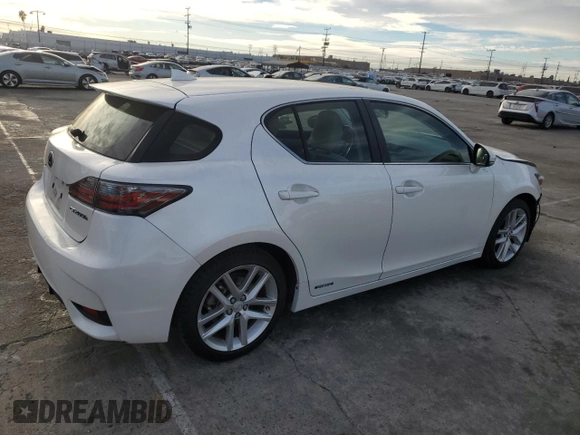 2017 Lexus CT with VIN JTHKD5BH6H2286190, listed as a Copart auction lot 82526254 with 82,565 mi miles and Salvage Title. Bid and sale history available at carsss.com. Image 3.