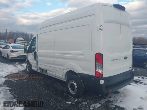 2023 Ford Transit Cargo with VIN 1FTBW1X83PKC09336, listed as a IAAI auction lot 41299101 with 10,551 mi miles and . Bid and sale history available at DreamBid. Image 3.