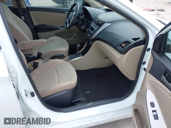 2016 Hyundai Accent SE with VIN KMHCT4AE1GU133578, listed as a IAAI auction lot 42111547 with 110,590 mi miles and . Bid and sale history available at carsss.com. Image 5.