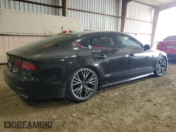 2017 Audi A7 Prestige with VIN WAU22AFC6HN129804, listed as a Copart auction lot 52373524 with 96,953 mi miles and Salvage Title. Bid and sale history available at carsss.com. Image 3.
