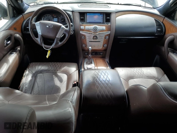 2015 Infiniti QX80 Limited with VIN JN8AZ2NE8F9086449, listed as a Copart auction lot 74882054 with 138,614 mi miles and Salvage Title. Bid and sale history available at carsss.com. Image 8.