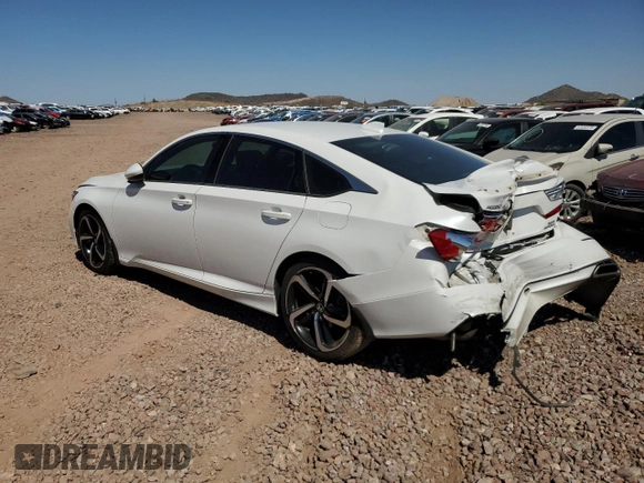 2019 Honda Accord Sport with VIN 1HGCV2F30KA023613, listed as a Copart auction lot 61568095 with 63,473 mi miles and Salvage title. Bid and sale history available at DreamBid. Image 2.