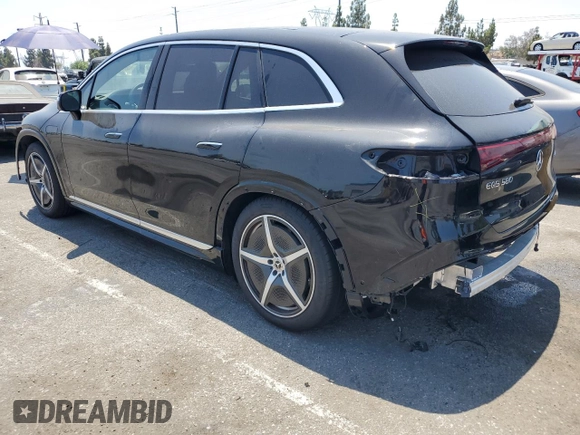 2023 Mercedes-Benz EQS with VIN 4JGDM4EB2PA018538, listed as a Copart auction lot 62095164 with 8,091 mi miles and Salvage Title. Bid and sale history available at carsss.com. Image 2.
