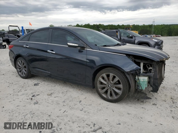 2011 Hyundai Sonata SE with VIN 5NPEC4ABXBH219817, listed as a Copart auction lot 53898665 with 266,082 mi miles and Salvage Title. Bid and sale history available at DreamBid. Image 4.