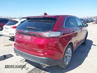 2015 Ford Edge Titanium z VIN 2FMPK3K83FBB06068, wystawiony jako IAAI lot #41774040 z przebiegiem 134 821 mil mil oraz . Historia ofert i sprzedaży dostępna na DreamBid. Obrazek 4.