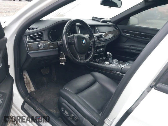 2014 BMW 7 Series 740i with VIN WBAYA6C51ED144387, listed as a IAAI auction lot 41226638 with 161,448 mi miles. Bid and sale history available at carsss.com. Image 5.