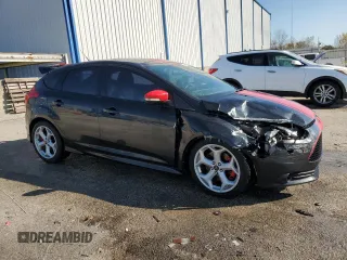 2014 Ford Focus ST with VIN 1FADP3L98EL459538, listed as a Copart auction lot 76682344 with 168,273 mi miles and Non Repairable. Bid and sale history available at carsss.com. Image 4.