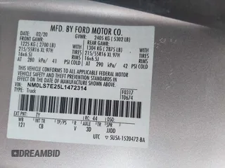 2020 Ford Transit Connect XL с VIN NM0LS7E25L1472314, выставлен на аукционе IAAI как лот 42525203 с пробегом 116 912 миль миль и . История ставок и продаж доступна на DreamBid. Изображение 9.