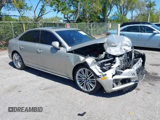 2017 Audi A4 Premium Plus with VIN WAULNAF49HN036926, listed as a IAAI auction lot 41832391 with 50,065 mi miles. Bid and sale history available at carsss.com. Image 1.