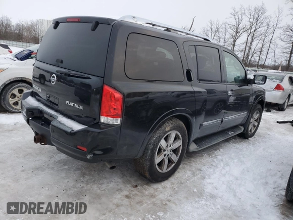 2010 Nissan Armada SE z VIN 5N1AA0NC8AN603668, wystawiony jako Copart lot #42675575 z przebiegiem 149 914 mil mil oraz Szkoda całkowita • Salvage title. Historia ofert i sprzedaży dostępna na DreamBid. Obrazek 3.