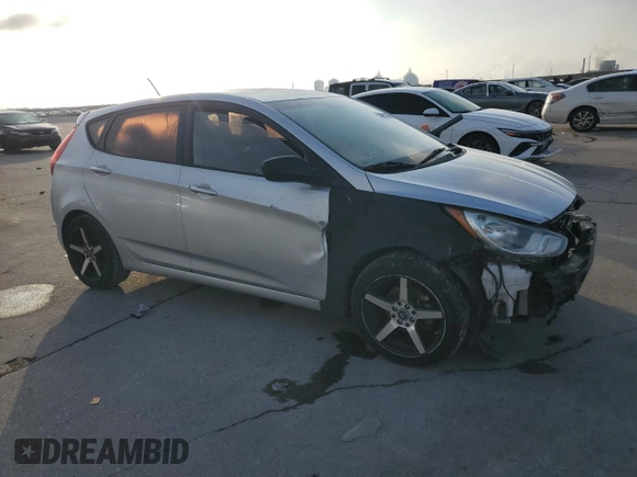 2012 Hyundai Accent SE with VIN KMHCU5AE4CU058727, listed as a Copart auction lot 54253065 with 177,409 mi miles and Salvage Title. Bid and sale history available at carsss.com. Image 4.