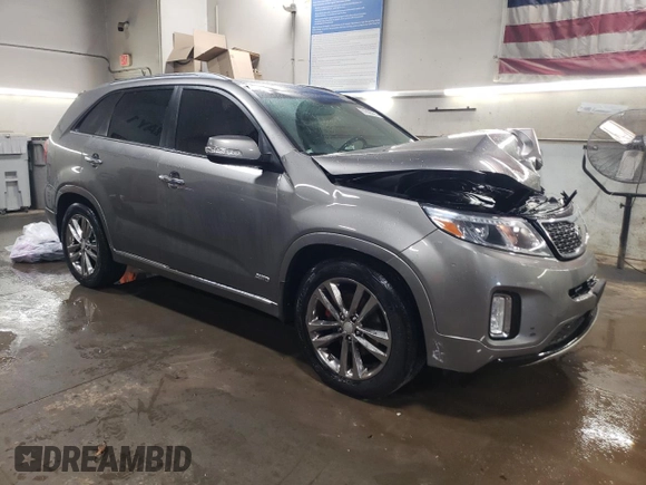 2015 Kia Sorento SX Limited with VIN 5XYKWDA73FG630463, listed as a Copart auction lot 51825975 with 103,297 mi miles and Salvage Title. Bid and sale history available at carsss.com. Image 4.