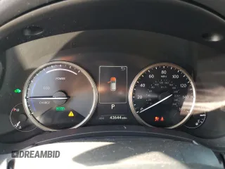 2021 Lexus NX 300h with VIN JTJGJRDZ0M5014172, listed as a Copart auction lot 52176455 with 43,644 mi miles and Salvage Title. Bid and sale history available at DreamBid. Image 9.