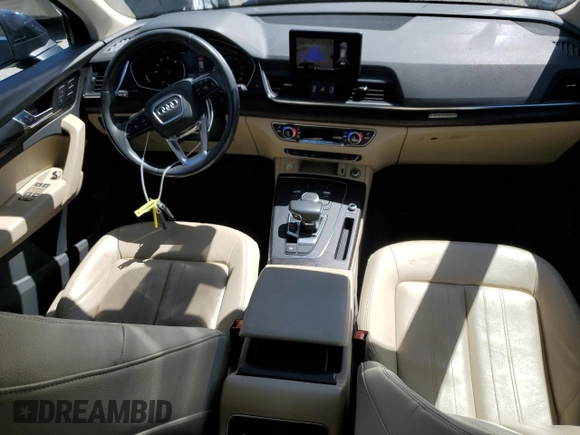 2019 Audi Q5 Premium with VIN WA1ANAFYXK2134928, listed as a Copart auction lot 52000835 with 95,985 mi miles and Salvage Title. Bid and sale history available at carsss.com. Image 8.