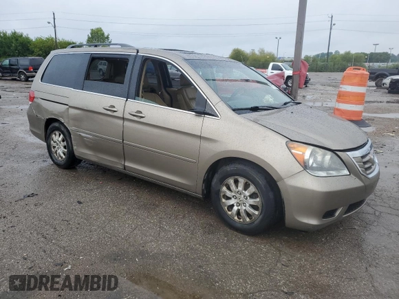 2010 Honda Odyssey EX-L with VIN 5FNRL3H6XAB093864, listed as a Copart auction lot 67587954 with 0 mi miles and Salvage Title. Bid and sale history available at carsss.com. Image 4.