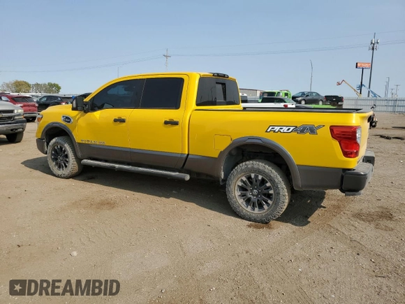 2016 Nissan Titan XD PRO-4X with VIN 1N6BA1F43GN506115, listed as a Copart auction lot 74916444 with 157,268 mi miles and Salvage Title. Bid and sale history available at carsss.com. Image 2.