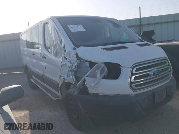 2019 Ford Transit with VIN 1FTYR1ZM7KKA56092, listed as a IAAI auction lot 42245105 with 141,249 mi miles and . Bid and sale history available at DreamBid. Image 1.