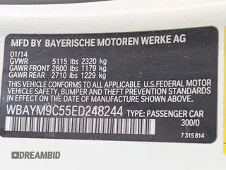 2014 BMW 6 Series 650i with VIN WBAYM9C55ED248244, listed as a IAAI auction lot 42043456 with 144,664 mi miles and . Bid and sale history available at DreamBid. Image 9.