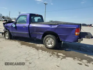1997 Ford Ranger with VIN 1FTCR10U3VTA20308, listed as a Copart auction lot 47857775 with 213,262 mi miles and Salvage Title. Bid and sale history available at carsss.com. Image 2.