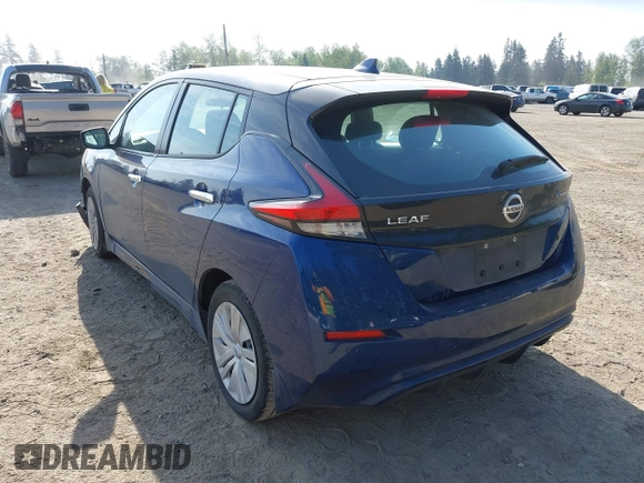 2022 Nissan LEAF S with VIN 1N4AZ1BV6NC555913, listed as a IAAI auction lot 42106117 with 78,357 mi miles and . Bid and sale history available at DreamBid. Image 3.