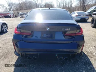 2022 BMW M3 with VIN WBS53AY08NFM32792, listed as a Copart auction lot 51468675 with 26,040 mi miles and Salvage Title. Bid and sale history available at carsss.com. Image 6.