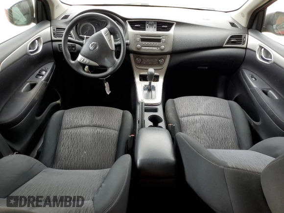 2014 Nissan Sentra SR with VIN 3N1AB7AP9EY240635, listed as a Copart auction lot 54378055 with 132,569 mi miles and Salvage Title. Bid and sale history available at DreamBid. Image 8.