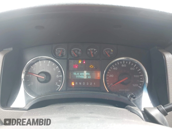 2010 Ford F-150 XL with VIN 1FTFW1EV3AFB32123, listed as a IAAI auction lot 41101499 with 117,456 mi miles and . Bid and sale history available at DreamBid. Image 7.