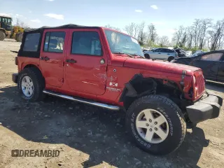 2008 Jeep Wrangler Unlimited X with VIN 1J4GA39138L615915, listed as a Copart auction lot 52391675 with 187,057 mi miles and Salvage Title. Bid and sale history available at carsss.com. Image 4.