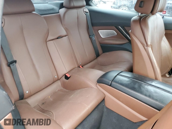 2013 BMW 6 Series 650i with VIN WBAYM9C58DDW20061, listed as a Copart auction lot 83113314 with 75,500 mi miles and Salvage Title. Bid and sale history available at carsss.com. Image 11.