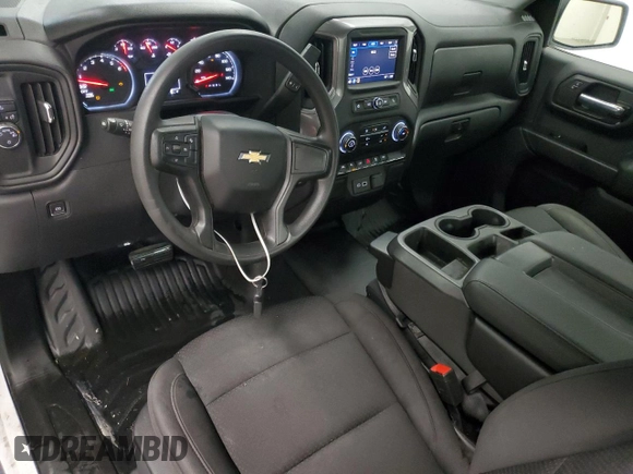 2023 Chevrolet Silverado 1500 Work Truck with VIN 3GCNAAEDXPG297319, listed as a Copart auction lot 54720555 with 14,932 mi miles and Clean Title. Bid and sale history available at carsss.com. Image 8.