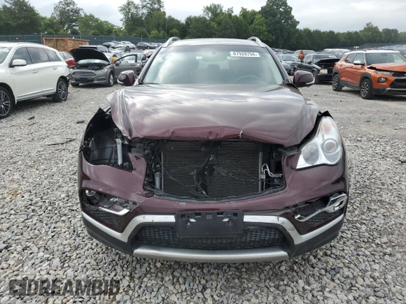 2017 Infiniti QX50 with VIN JN1BJ0RR0HM415754, listed as a Copart auction lot 67928794 with 51,650 mi miles and Salvage Title. Bid and sale history available at carsss.com. Image 5.